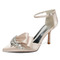 Noeud en satin avec talons aiguilles chaussures de princesse chaussures de mariage - Page 16