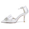 Noeud en satin avec talons aiguilles chaussures de princesse chaussures de mariage - Page 2