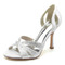 Summer Satin High Heels Noble Elegant Banquet High Heels Wedding Prom Women's Shoes - Page 5