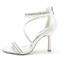 Chaussures de mariage Stiletto sandales en strass chaussures de mariée princesse chaussures de mariage en soie - Page 2