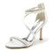 Chaussures de mariage Stiletto sandales en strass chaussures de mariée princesse chaussures de mariage en soie - Page 5