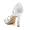 Summer Satin High Heels Noble Elegant Banquet High Heels Wedding Prom Women's Shoes - Page 3