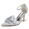 Noeud en satin avec talons aiguilles chaussures de princesse chaussures de mariage - Page 13