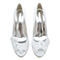 Chaussures de bouche de poisson en strass en satin, talons hauts de mariage - Page 7