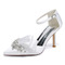 Noeud en satin avec talons aiguilles chaussures de princesse chaussures de mariage - Page 1