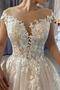 Robe de mariée Hiver Col Bateau A-ligne Formelle Dentelle Longue - Page 4