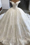 Robe de mariée Hiver Laçage A-ligne Traîne Royal Epurée Salle - Page 1
