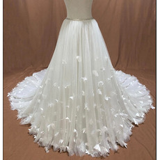 jupe de mariage, jupe détachable de mariée, jupe en tulle de mariée, pardessus de mariée taille personnalisée