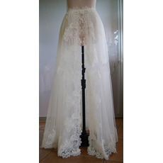 dentelle Train en tulle Train amovible Robe de mariée avec train amovible Train amovible Jupe en tulle amovible