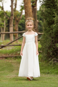 Robe de fille de fleur Mariage Elégant Fermeture à glissière