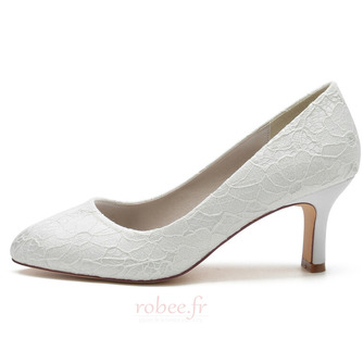 Chaussures de mariage en dentelle blanc talons hauts plate-forme sandales chaussures de banquet chaussures de mariée - Page 3