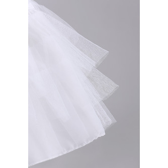 Petticoat de mariage Court À la mode Fort net Sans cadre Longue - Page 3