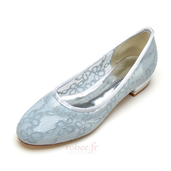 chaussures de mariage en dentelle blanche chaussures de mariage plates - Page 8