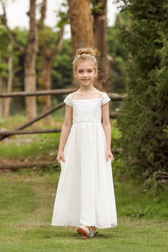 Robe de fille de fleur Mariage Elégant Fermeture à glissière - Page 1