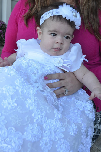 Robe de fille de fleur Princesse Satin élancé Bébé Fleurs Petit collier circulaire - Page 2