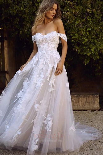 Robe de mariage Elégant Sans Manches Drapé Poire net Vente Rosée épaule - Page 1