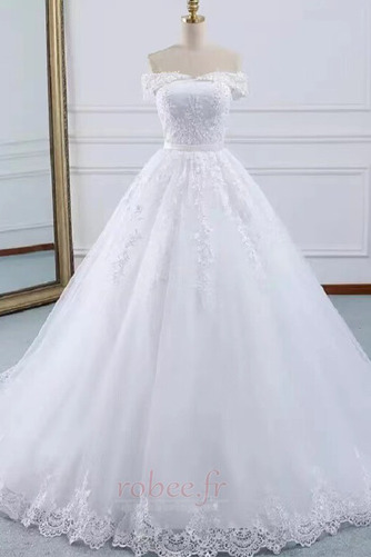 Robe de mariée A-ligne Vente Longue Sans Manches Laçage Sablier - Page 2