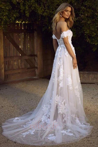 Robe de mariage Elégant Sans Manches Drapé Poire net Vente Rosée épaule - Page 2