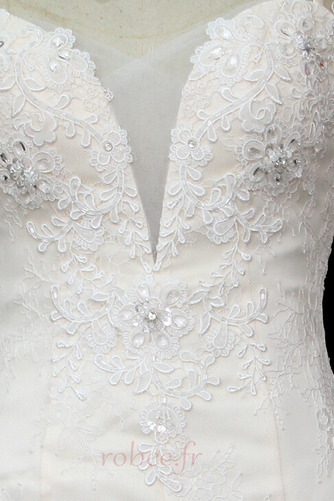 Robe de mariage Elégant Sans Manches Dentelle Traîne Mi-longue - Page 3